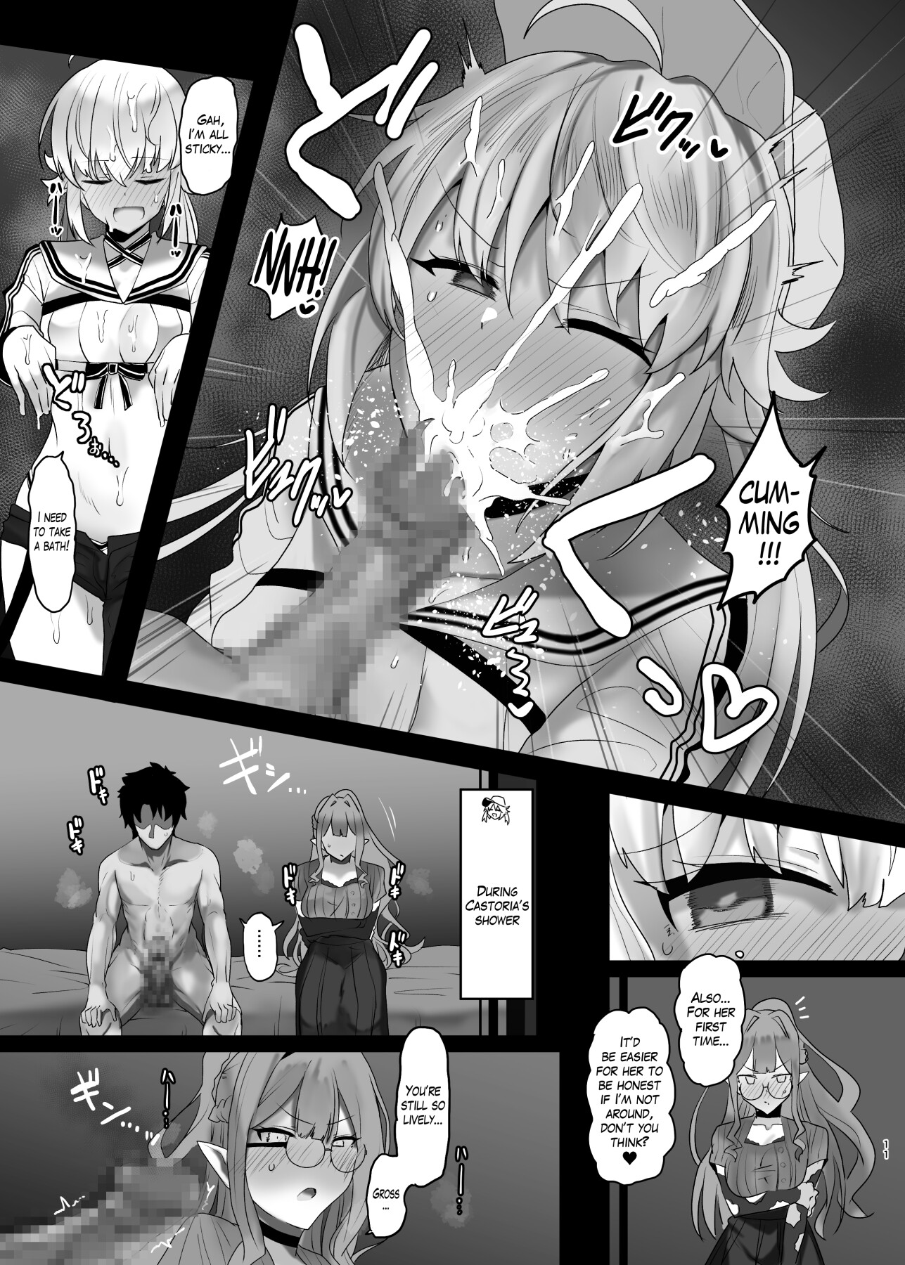 Hentai Manga Comic-Wanna Do a Three-Way?-Read-8